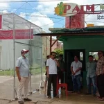 Residence Palm Mas Kendari Siapkan Bilik Disinfektan di Pintu Masuk Residence Palm Mas Kendari