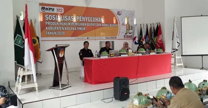 penyuluhan_kpukoltim KPU Koltim Sosialisasi Produk Hukum Pilkada 2020