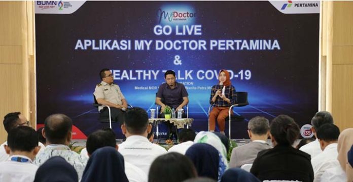 Pertamina Edukasi Pekerja Soal Corona Lewat Healthy Talk Covid-19