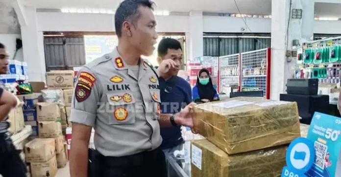 Samapta Polda Sultra Gagalkan Pengiriman Ratusan Masker ke Jakarta dan Banyuwangi