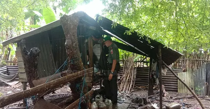 La Songo di Usia Senja, Sebatang Kara di Gubuk Kecil