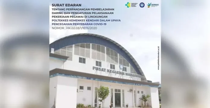 Cegah COVID-19, Poltekkes Kendari Perpanjang Kuliah Daring Hingga 29 Mei