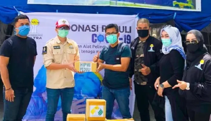 Hasil Patungan, HIPMI Salurkan Bantuan ke RSUD Bahteramas