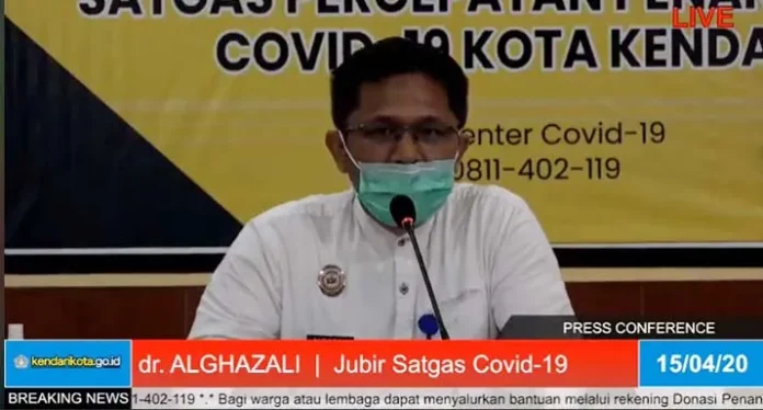 Alghazali_teleceonfence Kasus Positif Corona di Kendari Bertambah 6, Lima di Antaranya Siswa Sekolah Polisi