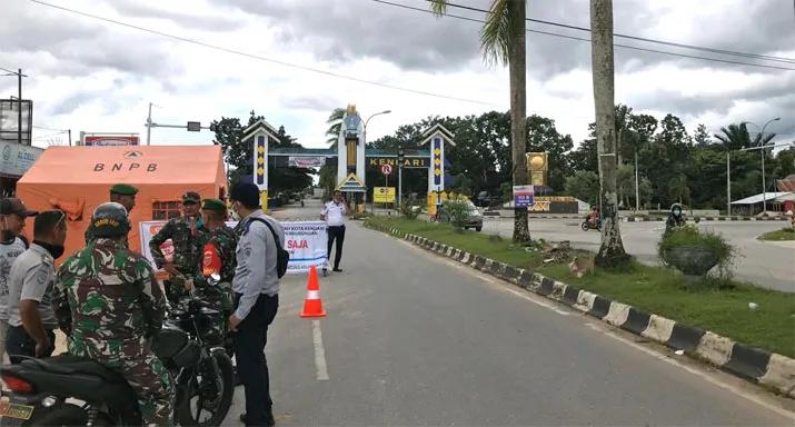 Begini Kondisi Perbatasan Kendari Selama Pengawasan Corona