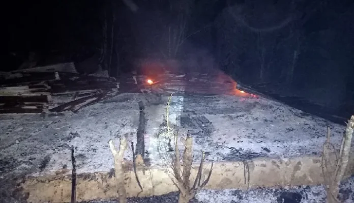 Usai Masak Air, Rumah Warga Konut Ini Ludes Terbakar