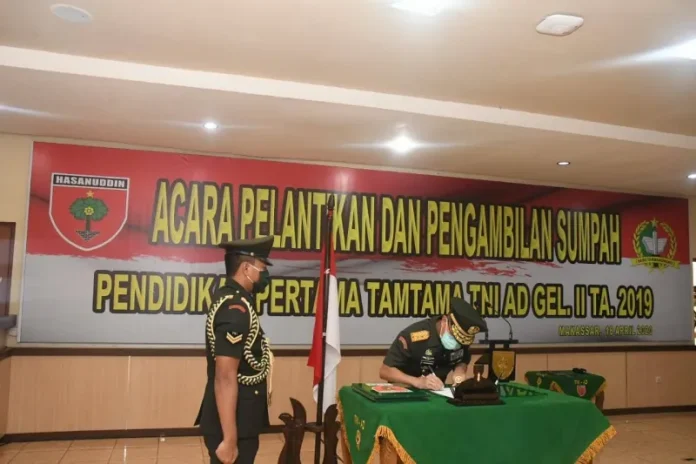 Pangdam Hasanuddin Lantik 1.025 Prajurit Tamtama Pangdam Hasanuddin Lantik 1.025 Prajurit Tamtama
