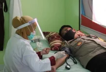 Peduli Kemanusiaan, Puluhan Personel Polres Bombana Gelar Donor Darah Peduli Kemanusiaan, Puluhan Personel Polres Bombana Gelar Donor Darah