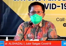 Kasus Positif Bertambah 2 di Kendari, Diantaranya Riwayat dari Makassar Juru Bicara (Jubir) Gugus Tugas Covid-19 Kota Kendari dr. Alghazali