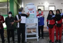 Cegah Covid-19, Pertamina Gandeng Mitra Binaan Sediakan Wastafel Portabel Cegah Covid-19, Pertamina Gandeng Mitra Binaan Sediakan Wastafel Portabel