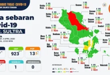 Jubir Covid-19: Total Positif di Sultra 5 Orang, Dua Kasus Baru Jubir Covid-19: Total Positif di Sultra 5 Orang, Dua Kasus Baru