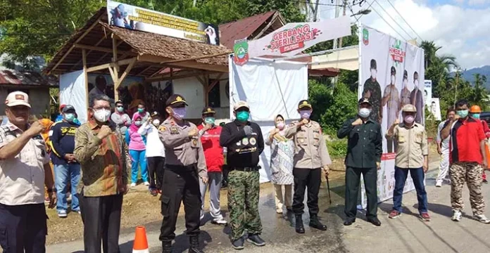 Gerbang Sterilisasi Covid-19 di Konut Mulai Difungsikan