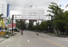 Hari Pertama Instruksi Wali Kota, Aktivitas Sepi, Jalanan Lengang Hari Pertama Instruksi Wali Kota, Aktivitas Sepi, Jalanan Lengang