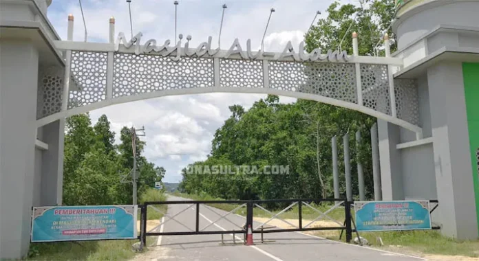 Dua Masjid Utama Kota Kendari Ditutup, Tak Gelar Salat Jumat