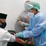 Sembuh dari Covid-19, Lukman Abunawas Kembali Bekerja Wagub Sultra Jalani Rapid Test di RSUD Bahteramas