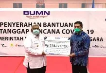 Bantuan Sinergi 18 BUMN di Sultra Disalurkan untuk Penanganan Corona Bantuan Sinergi 18 BUMN di Sultra Disalurkan untuk Penanganan Corona