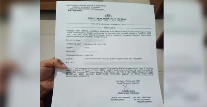 Oknum Brimob Polda Sultra Diduga Hamili Seorang Perempuan di Buteng