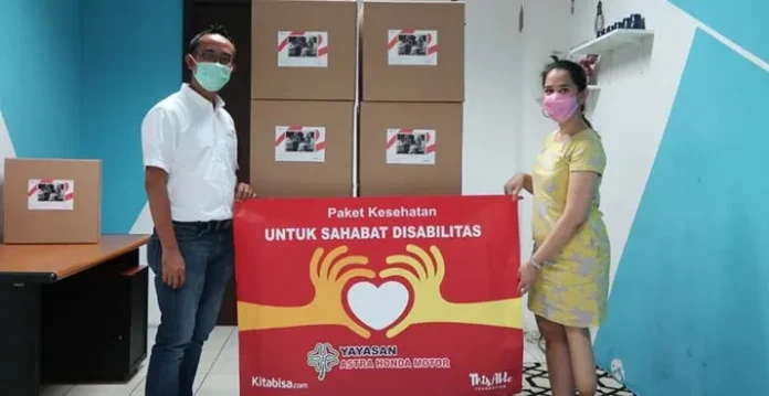 yayasan_ahm Yayasan AHM Bagikan 200 Paket Bantuan Buat Disabilitas