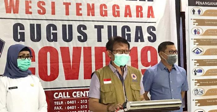 Juru Bicara Gugus Tugas Covid-19 Provinsi Sultra dr. La Ode Rabiul Awal