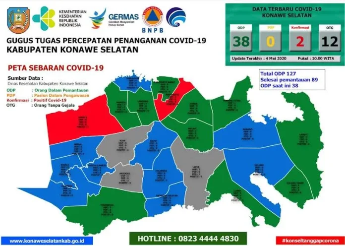 Semangati Agar Lekas Pulih, Bupati Konsel Telepon Warga Positif Covid-19 Semangati Agar Lekas Pulih, Bupati Konsel Telepon Warga Positif Covid-19