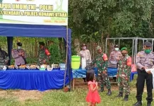Dirikan Dapur Umum, TNI-Polri di Konut Berbagi Makanan Dirikan Dapur Umum, TNI-Polri di Konut Berbagi Makanan
