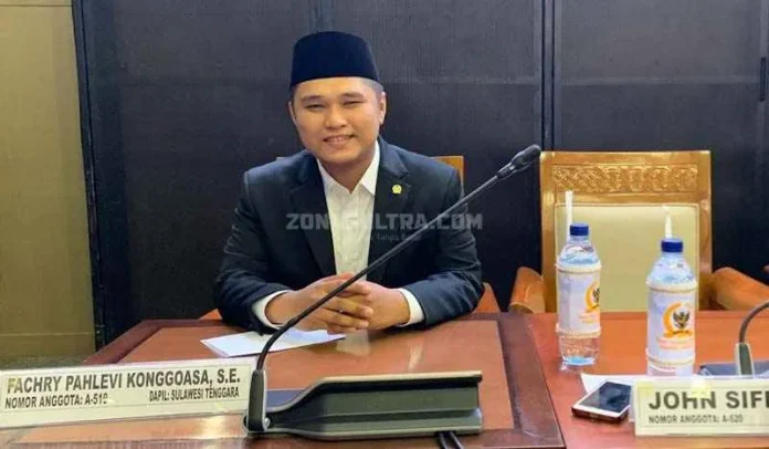Anggota DPR RI asal Sulawesi Tenggara (Sultra) Fachry Pahlevi Konggoasa