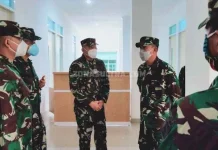 Pangdam XIV Hasanuddin Tinjau Pembangunan Gedung Covid-19 di Kendari Pangdam XIV Hasanuddin Tinjau Pembangunan Gedung Covid-19 di Kendari