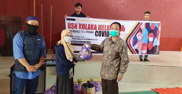 Dosen USN Patungan Bantu Mahasiswa Terdampak Covid-19