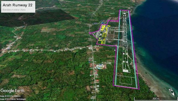 Pembangunan Bandara di Kolut Kolut, Fokus Penimbunan dan Pembuatan Talud