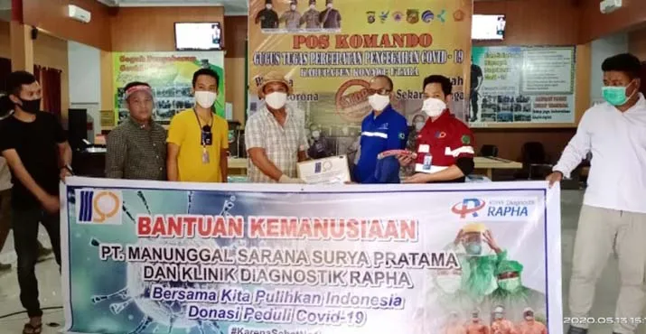PT Manunggal dan Klinik Rapha Salurkan 24 Ribu APD untuk Tim Covid-19