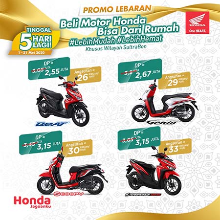 Beli Motor Honda dari Rumah, Dapat Potongan Jutaan Rupiah