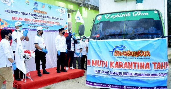 BKIPM Kendari Salurkan 1.750 Paket Ikan Segar di Tiga Kabupaten