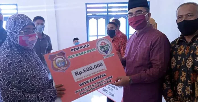 Covid-19, Pemda Butur Salurkan BLT Dana Desa Tahap Pertama