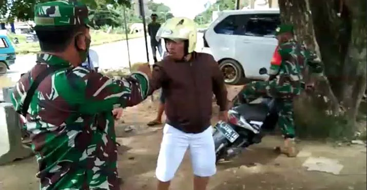 Diminta Pakai Masker, Oknum Polisi Cekcok dengan Petugas Perbatasan