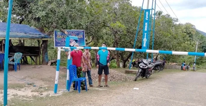 Satu Warga Reaktif Corona, Penjagaan di Pintu Masuk Kabaena Timur, Bombana Diperketat