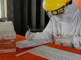 Pengantin Asal Bombana Positif Corona, 150 Tamu Undangan Jalani Swab Pastikan Operasi SAR Tetap Aman, 59 Personil Basarnas Kendari Jalani Rapid Test