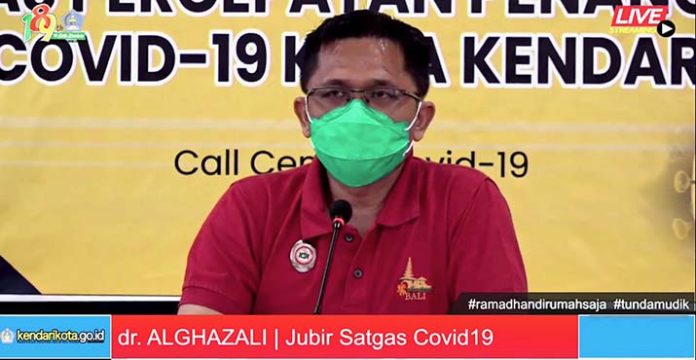 Juru Bicara (Jubir) Gugus Tugas Covid-19 Kota Kendari dr. Alghazali