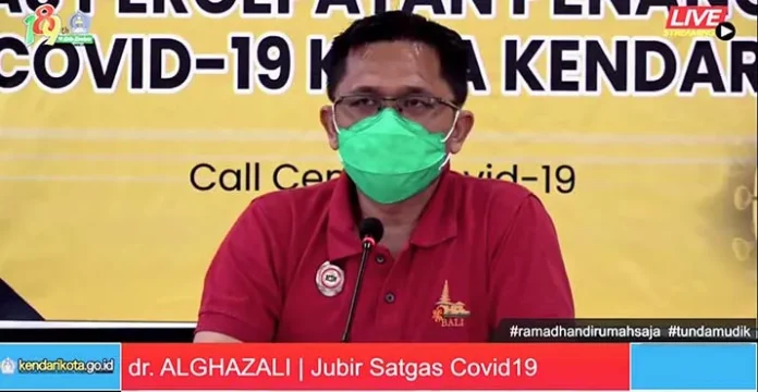 Juru Bicara (Jubir) Gugus Tugas Covid-19 Kota Kendari dr. Alghazali