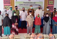 ANTAM Bantu 1.227 Paket Sembako Gratis untuk Tujuh Kelurahan di Kolaka