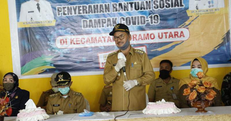 Pemda Konsel Maksimalkan Penyaluran Bantuan Covid-19 ke Warga Terdampak