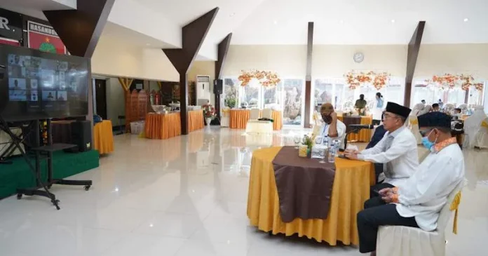 pangdam 11 Pangdam XIV Hasanuddin Silahturahmi Virtual dengan Prajurit dan Nakes di Hari Pertama Lebaran