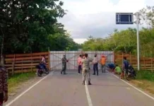 Perketat Penjagaan, Tim Covid Konut Dirikan Portal di Perbatasan Sulteng Perketat Penjagaan, Tim Covid Konut Dirikan Portal di Perbatasan Sulteng