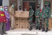 Dinkes Kolaka Utara Terima Bantuan APD dari TNI Dinkes Kolaka Utara Terima Bantuan APD dari TNI