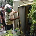 Jalanan Licin, Mobil Terbalik di Penurunan Jembatan Beli Baubau Jalanan Licin, Mobil Terbalik di Penurunan Jembatan Beli Baubau