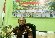 Terbukti Korupsi, Eks Kades Loka Kolut Dituntut 2,6 Tahun Penjara Kajari Kolut, Teguh Imanto