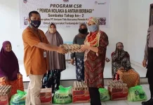 ANTAM Salurkan 1.227 Paket Sembako Gratis Tahap Dua bagi Warga Terdampak Covid-19 ANTAM Salurkan 1.227 Paket Sembako Gratis Tahap Dua bagi Warga Terdampak Covid-19