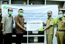 Bupati Konsel Apresiasi BPJS Ketenagakerjaan Bantu Warga Terdampak Covid-19 Bupati Konsel Apresiasi BPJS Ketenagakerjaan Bantu Warga Terdampak Covid-19