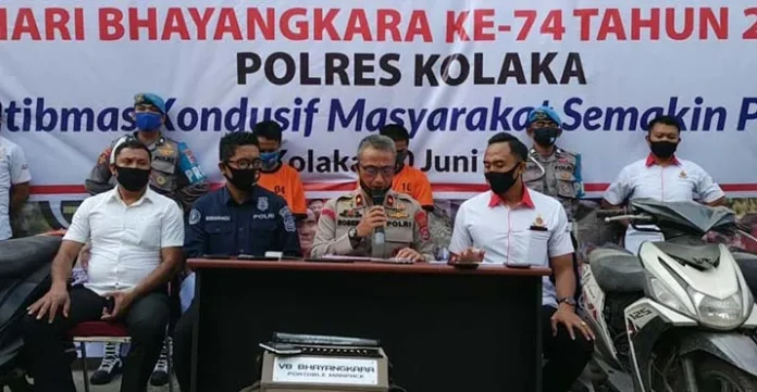 Lima Pelaku Curanmor Ditangkap Polres Kolaka