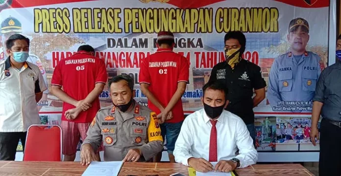 Terlibat Curanmor, Dua Mahasiswa Diamankan Polres Muna