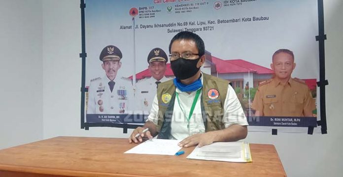 Juru Bicara (Jubir) Tim Gugus Tugas Percepatan Penangan Covid-19 Kota Baubau, dr Lukman